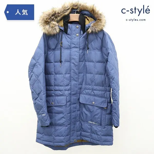 Eddie Bauer エディーバウアー ダウン ジャケット PLサイズ ブルー レディース