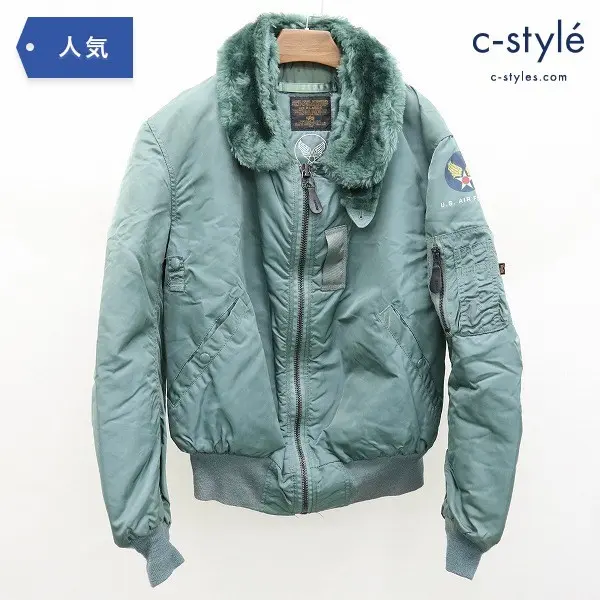 ALPHA INDUSTRIES B-15D フライトジャケット XL ナイロン ミリタリー 空軍