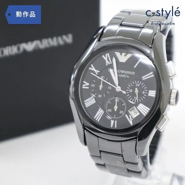 EMPORIO ARMANI エンポリオ アルマーニ AR-1400 セラミカ 腕時計 クォーツ