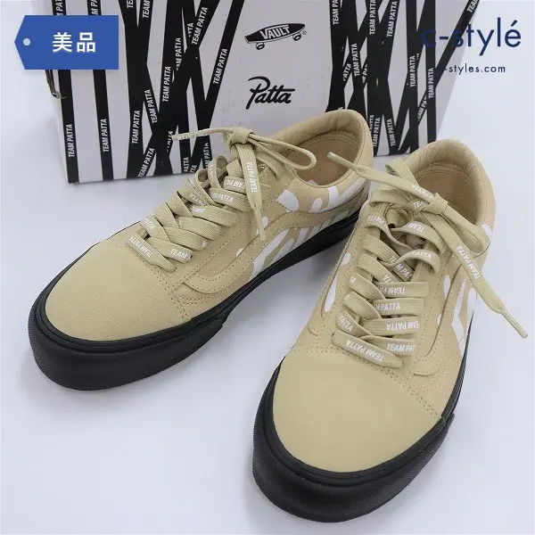 PATTA パタ × VANS ヴァンズ Old Skool Vit Lx 27cm オールドスクール