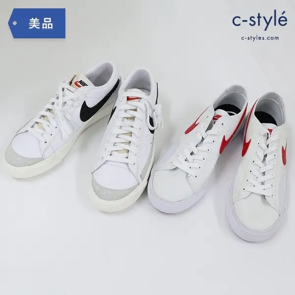 NIKE ナイキ SB BLAZER COURT + ブレザー Low ’77 Vntg 27cm ホワイト レッド