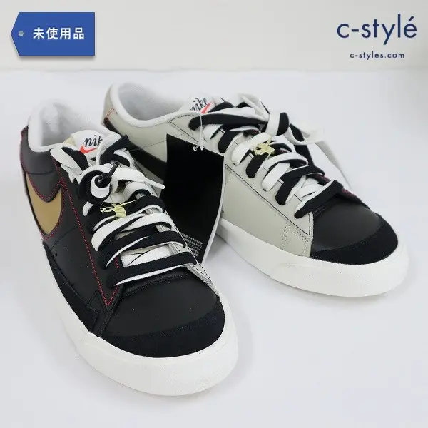 NIKE ナイキ BLAZER LOW ’77 PRM 27cm ブレーザー ロー プレミアム ブラック