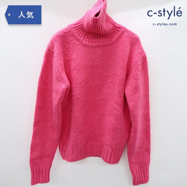 FACETASM ファセッタズム ハイネックセーター size5 ニット ウール ピンク