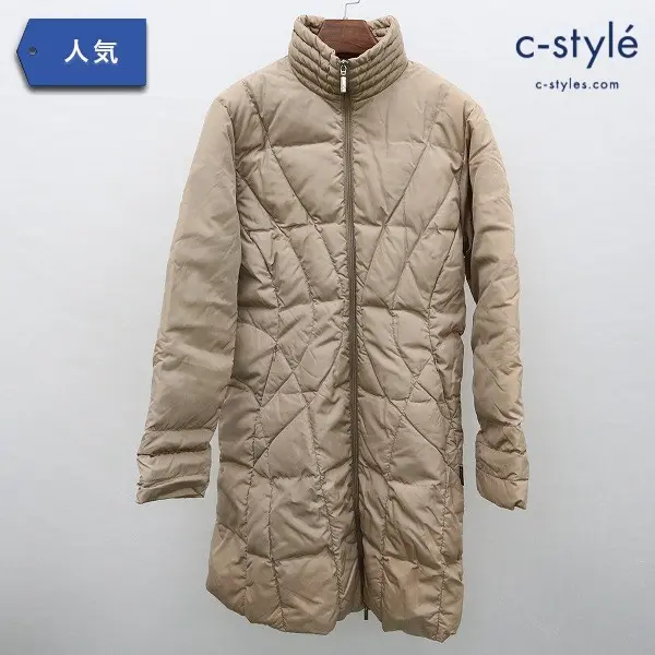 MONCLER モンクレール ダウンコート size2 ロング ベージュ ナイロン