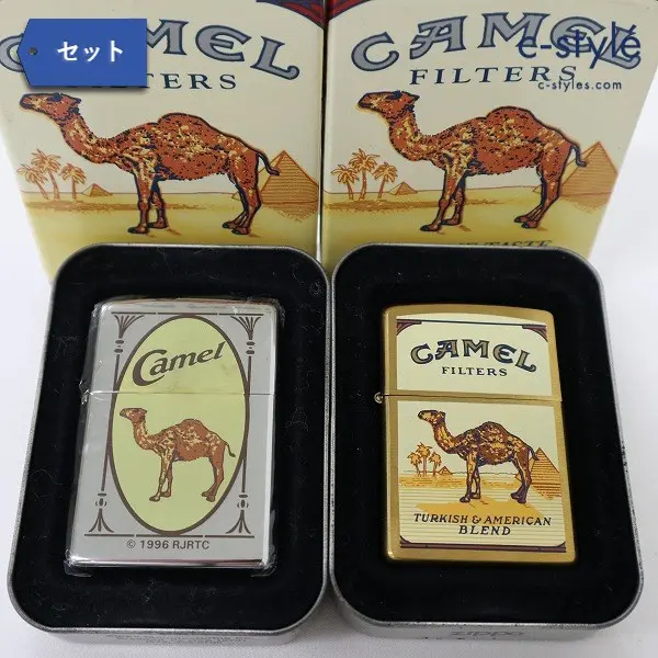ZIPPO ジッポー キャメル CAMEL FILTERS 喫煙具 喫煙雑貨 計2点