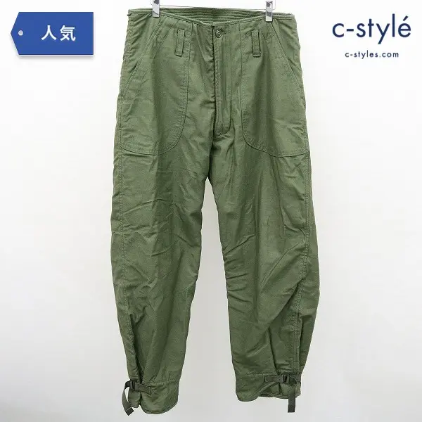 ALPHA INDUSTRIES アルファインダストリーズ 米軍 A-2 デッキパンツ M 綿