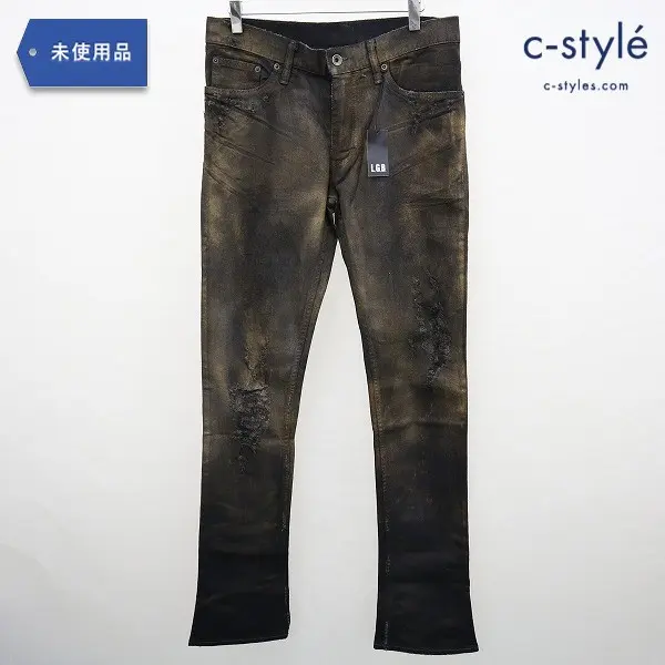 L.G.B. ルグランブルー パンツ size29 S-WOLF ブラック ゴールド