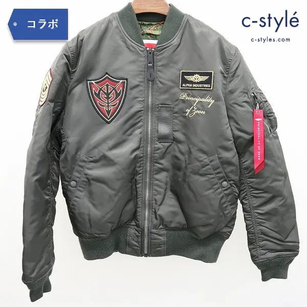 STRICT-G × ALPHA INDUSTRIES MA-1 機動戦士ガンダム 40周年記念 ジオン軍モデル XL