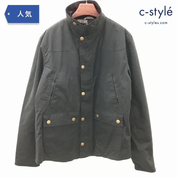 Barbour バブアー Reelin Wax Jacket ワックスジャケット L ナイロン コットン