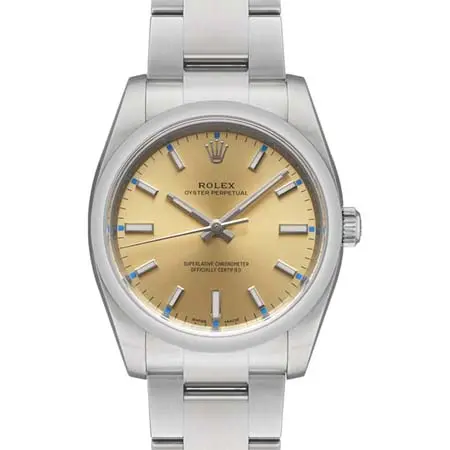 ROLEX(ロレックス) オイスターパーペチュアル 114200 シャンパン