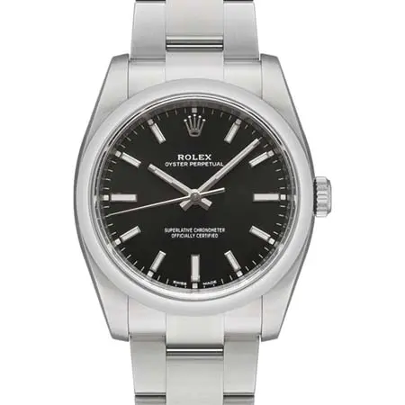 ROLEX(ロレックス) オイスターパーペチュアル 114200 ブラック