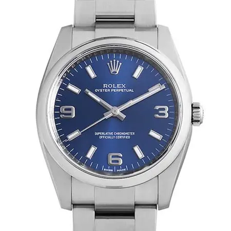 ROLEX(ロレックス) オイスターパーペチュアル 114200 ブルー