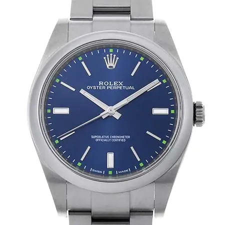 ROLEX(ロレックス) オイスターパーペチュアル 39 114300 ブルー