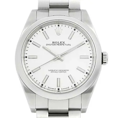 ROLEX(ロレックス) オイスターパーペチュアル 39 114300 ホワイト