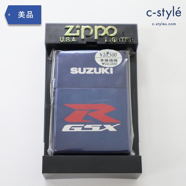 ZIPPO SUZUKI スズキ GSX-R750 ブルーチタン 限定バイクシリーズ 喫煙