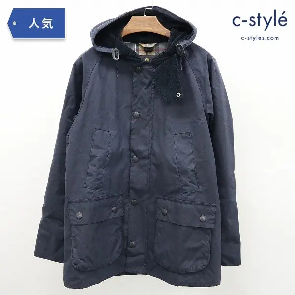 Barbour バブアー ビデイル ジャケット 36 ブラック フード ハンティング