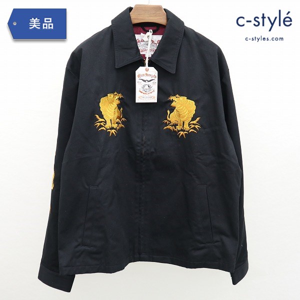 CALEE SUPPLY GUARANTEE スーベニアジャケット L ブラック 日本製 刺繍 虎