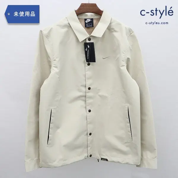 NIKE スポーツウェア メンズコーチジャケット M オリーブ ベージュ