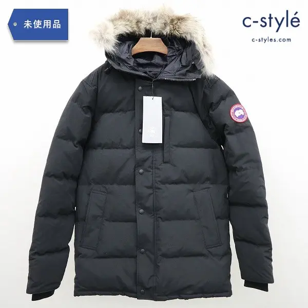 CANADA GOOSE カーソニパーカー 3805M ブラック フーディ ダウン ナイロン