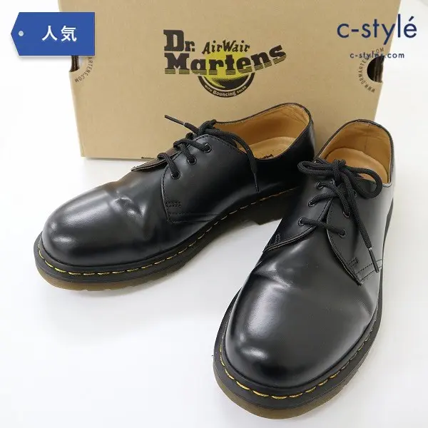 Dr.Martens ホールシューズ 26.5cm ブラック SMOOTH レースアップ AW006