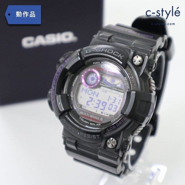 G-SHOCK フロッグマン ソーラー GWF-100BP メンインダークパープル 腕時計