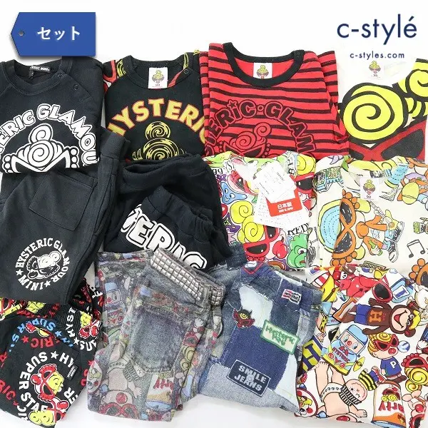 HISTERIC MINI ヒステリックミニ Tシャツ パンツ 90cm キッズ 男の子 女の子 計12点