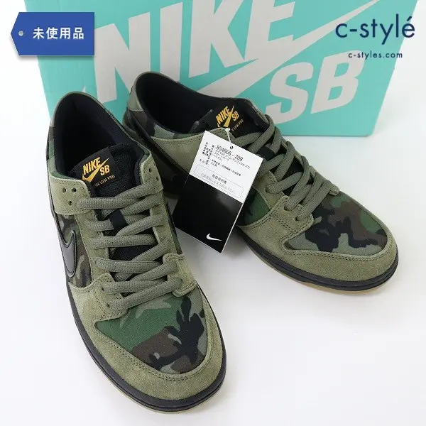 NIKE SB ZOOM DUNK LOW PRO 28cm カモ柄 迷彩 スニーカー