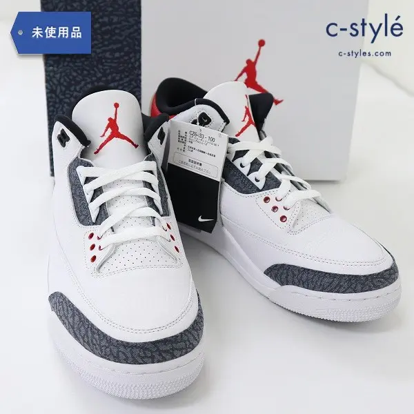 NIKE ナイキ AIR JORDAN 3 RETRO SE-T 28cm ホワイト CZ6433-100 スニーカー