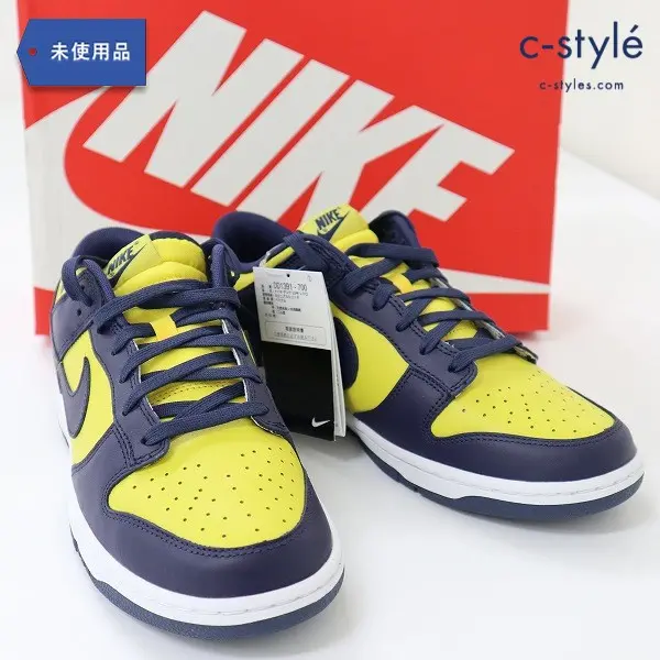 NIKE ナイキ DUNK LOW RETRO 28cm ネイビー スニーカー スポーツ