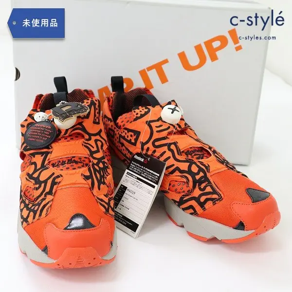 Reebok リーボック INSTAPUMP FURY KH 28cm オレンジ スニーカー