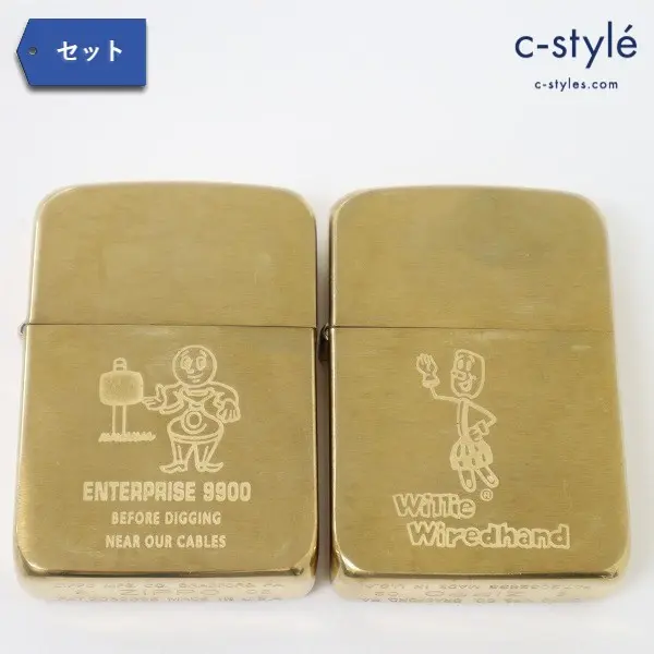 ZIPPO Willie Wiredhand + ENTER PRISE 9900 PAT.2032695 計2点 喫煙具