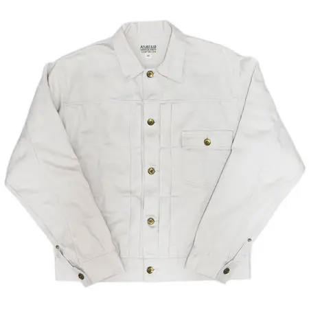 At Last&co(アットラスト) “SATIN JACKET” -White-