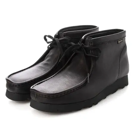 Clarks(クラークス) メンズワラビーブーツ ゴアテックス （ブラックレザー）