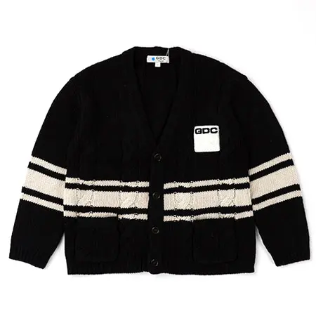 GDC(ジーディーシー) Logo Cardigan