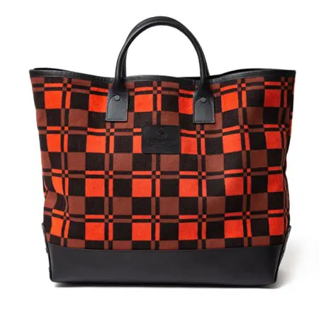 PORTER(ポーター)×RATS(ラッツ) コラボ COMBI TOTE BAG BLACK×ORANGE トートバッグ