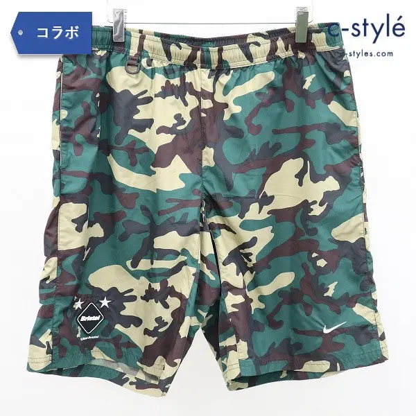 F.C.Real Bristol × NIKE Camo Practice Shorts XL 迷彩柄 ハーフパンツ