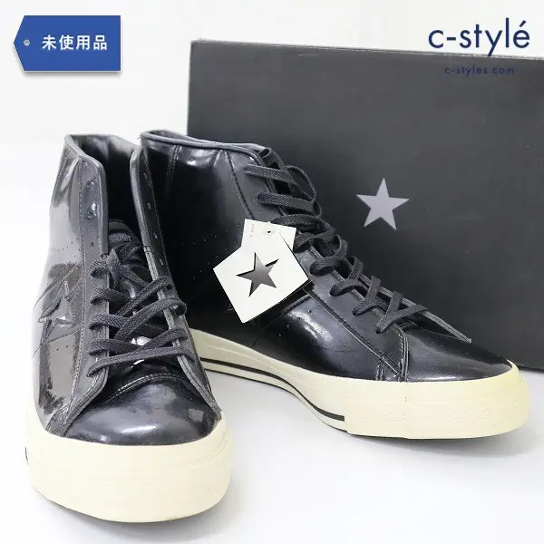 Converse コンバース ENAMELED PRO-LEATHER 9 1/2 ブラック スニーカー