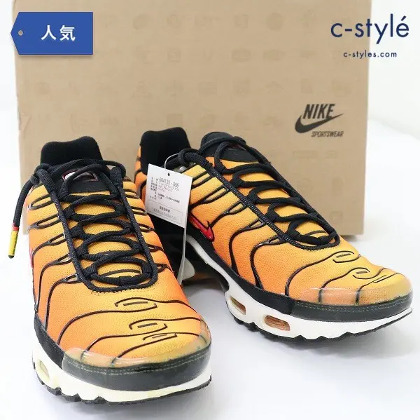 NIKE AIR MAX PLUS エアマックスプラス 28cm オレンジ系×ブラック 604133-886