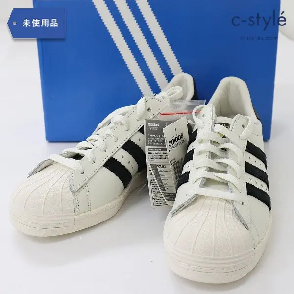 adidas SUPERSTAR 80s VINTAGE DX 27.5cm ホワイト スニーカー シューズ