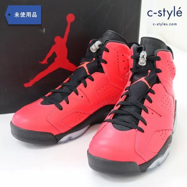 NIKE AIR JORDAN 6 RETRO 28cm 赤 384664-623 スニーカー シューズ