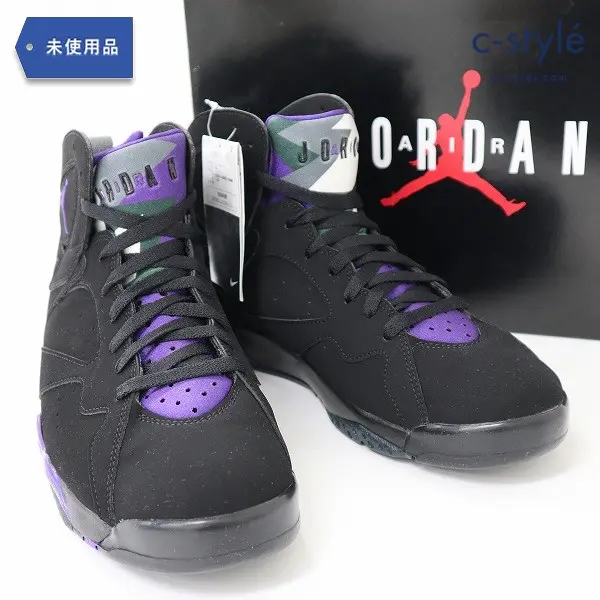 NIKE AIR JORDAN 7 RETRO 28cm ブラック×パープル 304775-053 ジョーダン