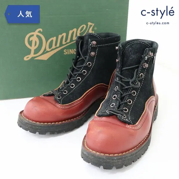 Danner 15603 BULL RIDGE ブルリッジ ワークブーツ US8.5 チェリー×ブラック