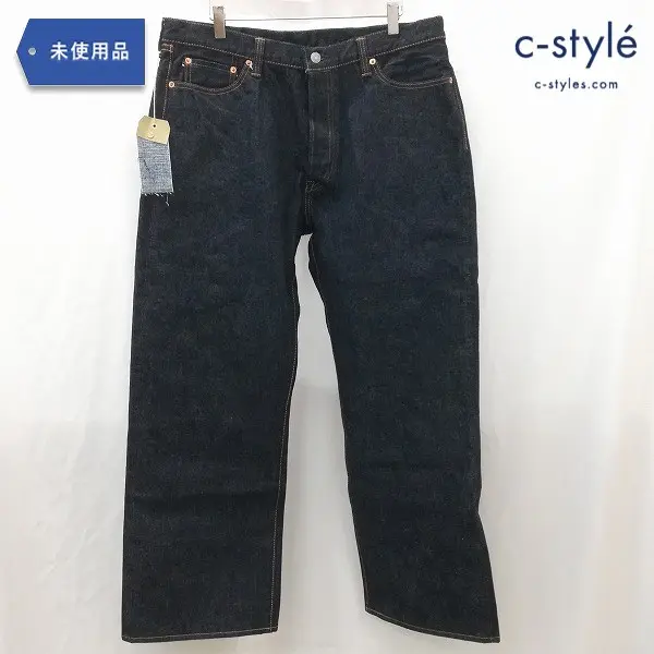 MOMOTARO JEANS クラシックデニムパンツ W38 特濃インディゴ色 0201K 0201