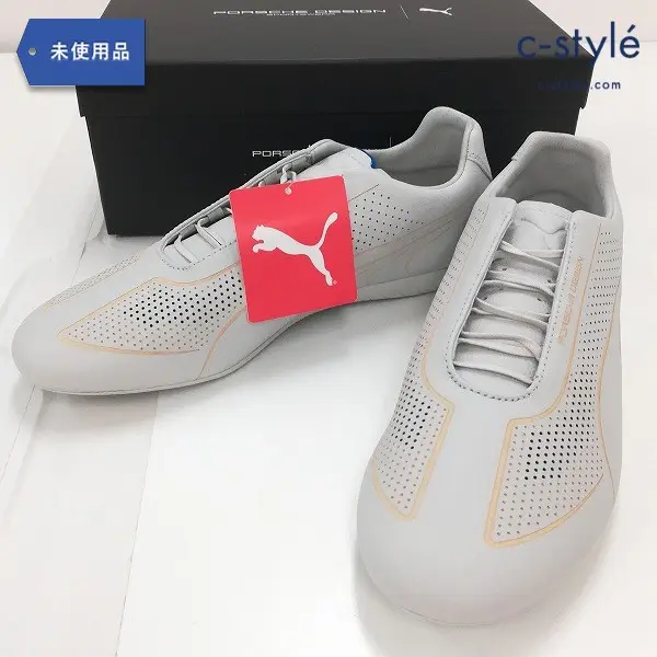 PUMA PORSCHE DESIGN ドライビングシューズ 27.5cm グレー オンライン限定