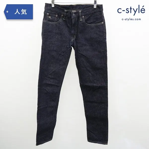 RRL ダブルアールエル スリムナロー デニムパンツ 29×30 インディゴブルー