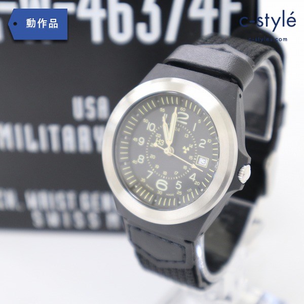TRASER トレーサー 腕時計 TYPE3 BK ブラック レザー ナイロン