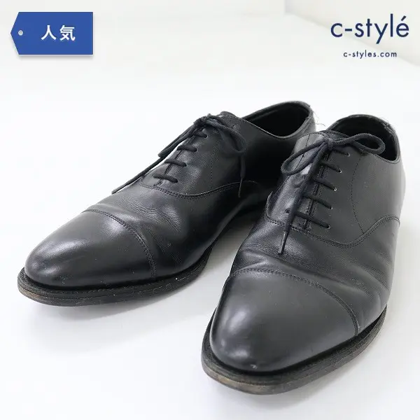 JOHN LOBB ジョンロブ CITY II キャップトゥ レザーシューズ 8・1/2 ブラック