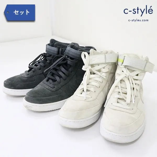 NIKE VANDAL HIGH PRAM AH7171-002 27cm グレー AH7171-101 27.5cm ホワイト