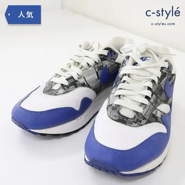 NIKE AIR MAX 1 PRNT ATMOS/WE LOVE NIKE スニーカー 27cm マルチカラー