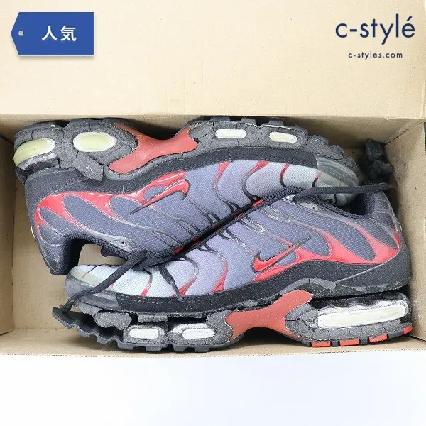 NIKE ナイキ スニーカー AIR MAX PLUS 加水分解品 27.5cm ブラック